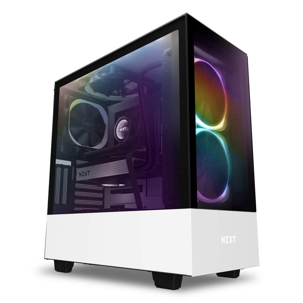 NZXT H510 ELITE WHITE- Tempered Glass